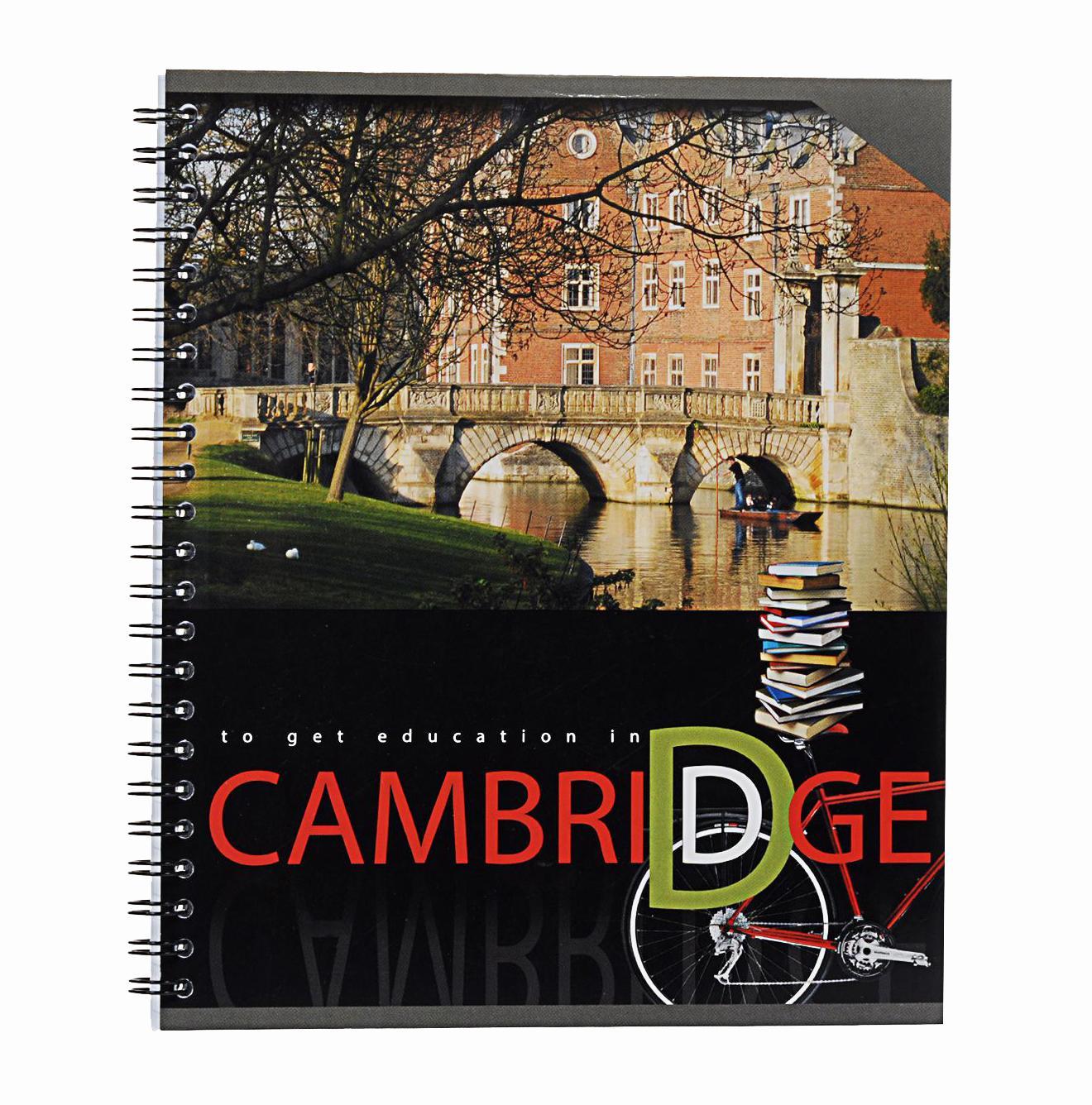 Тетрадь на спирали, 80л Cambridge, УФ-лак, мост37630мост Тетрадь на спирали, 80л Cambridge, УФ-лак, мост37630мосттетрадь на спирали,80л Cambridge, УФ-лак, мост