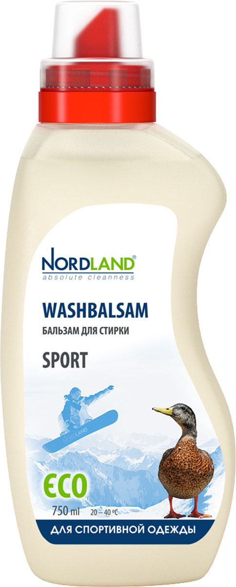 Бальзам для стирки спортивной одежды Nordland Sport, 750 мл391022 Бальзам для стирки спортивной одежды Nordland Sport, 750 мл391022Бальзам для стирки Nordland Sport специально предназначен для стирки спортивной одежды и обуви, пуховиков, курток, комбинезонов, термобелья, тканей с пропиткой и мембранных тканей. Сохраняет свойства, структуру и форму одежды. Содержит безопасные, не раздражающие кожу компоненты. Подходит для всех типов стиральных машин и ручной стирки при температуре от +20° до +40°С. - Нейтрализует запах пота - Без красителей - Экономичный расход - Действует уже при +20°С - Биораспад 100% Состав: 5-15% анионные ПАВ; менее 5% неионные ПАВ, мыло, фосфонаты, энзимы, ароматизаторы (амилциннамал, бутилфенил метилпропионал, цитронеллол, гексил циннамал, лимонен), консерванты (метилхлороизотиазолинон, метилизотиазолинон). Товар сертифицирован.