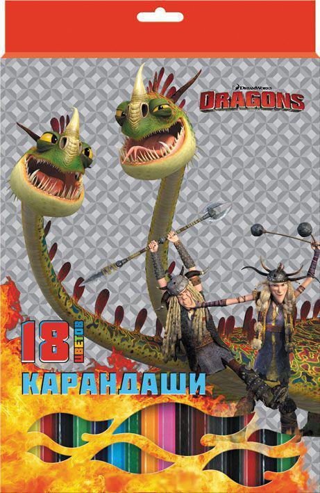 Набор карандашей цветных, ACTION!DRAGONS, с печатью на корпусе, 18 цв., е/пDR-ACP205-18 Набор карандашей цветных, ACTION!DRAGONS, с печатью на корпусе, 18 цв., е/пDR-ACP205-18Особенности: