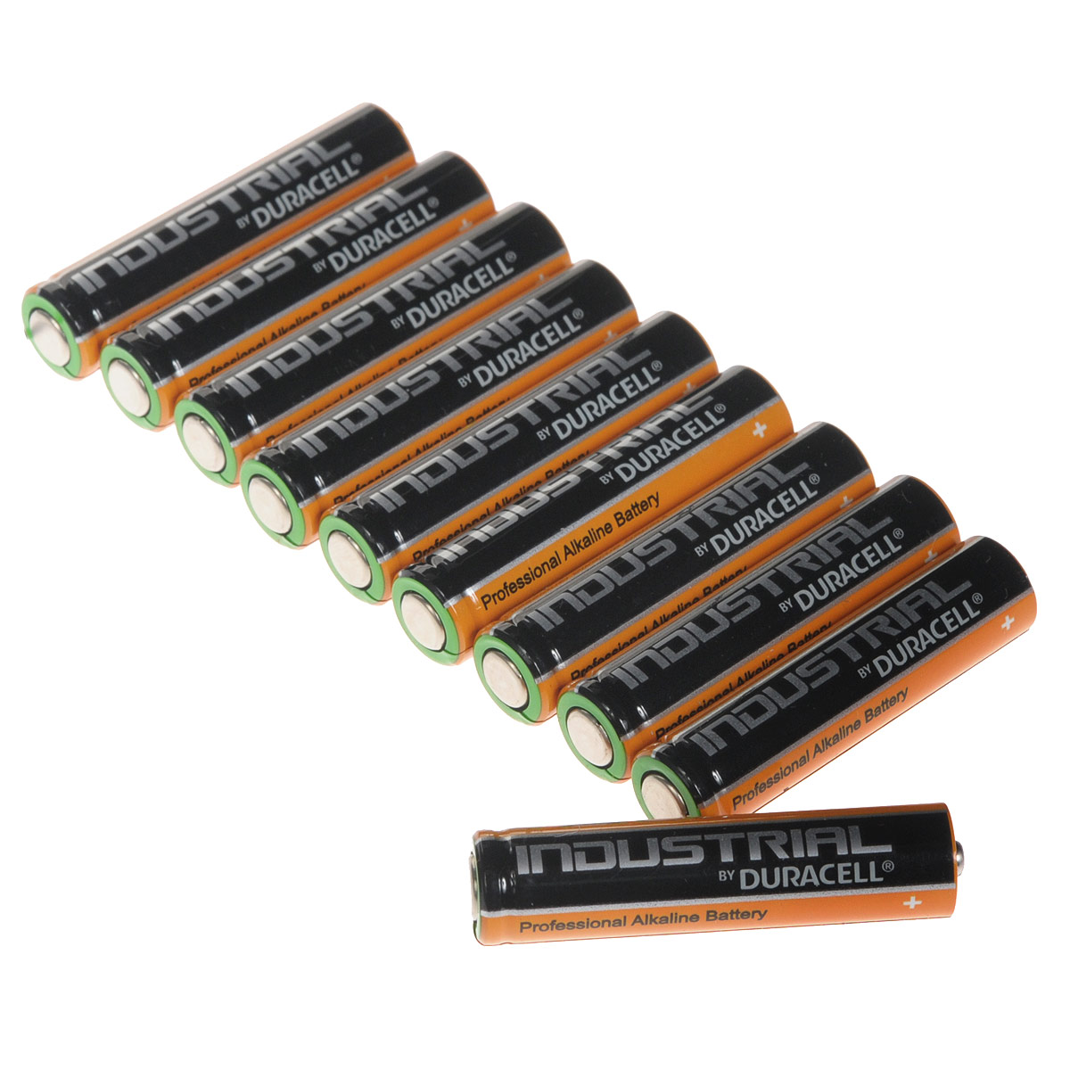 Набор алкалиновых батареек Duracell Industrial, тип AAA, 10 штPRC-81481943 Набор алкалиновых батареек Duracell Industrial, тип AAA, 10 штPRC-81481943Набор алкалиновых батареек Duracell Industrial предназначен для использования в различных электронных устройствах небольшого размера, например в пультах дистанционного управления, портативных MP3-плеерах, фотоаппаратах, различных беспроводных устройствах.