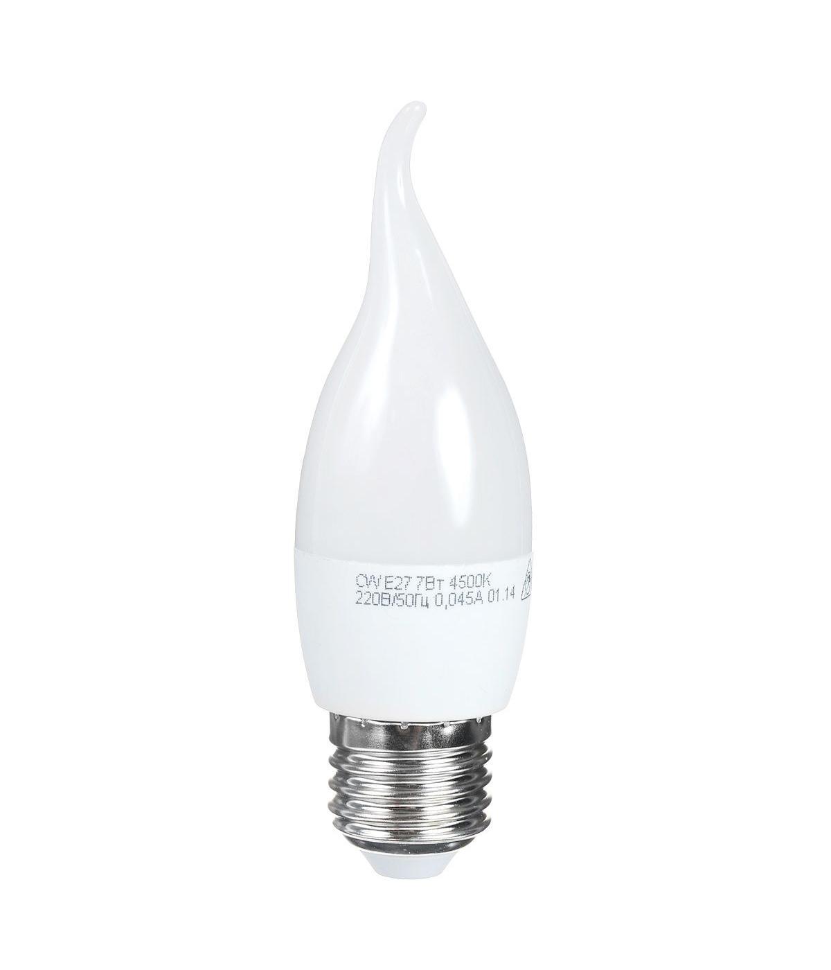 Светодиодная лампа Kosmos, белый свет, цоколь E27, 7W, 220V. Lksm_LED7wCWE2745Lksm_LED7wCWE2745 Светодиодная лампа Kosmos, белый свет, цоколь E27, 7W, 220V. Lksm_LED7wCWE2745Lksm_LED7wCWE2745Светодиодная лампа Kosmos инновационный и экологичный продукт, специально разработанный для эффективной замены любых видов галогенных или обыкновенных ламп накаливания во всех типах осветительных приборов. Основные преимущества лампы Kosmos: Служит 30000 часов, что в 30 раз дольше лампы накаливания. Экономична - сберегает до 90% электроэнергии. Обладает высокой механической прочностью и вибростойкостью. Устойчива к перепадам температуры (от -40°С до +50°С). Уважаемые клиенты! Обращаем ваше внимание на возможные изменения в дизайне упаковки. Качественные характеристики товара остаются неизменными. Поставка осуществляется в зависимости от наличия на складе.