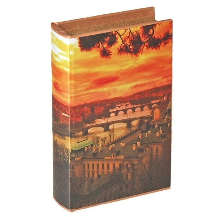 Сейф-книга Вид на реку, 17 x 10,5 x 4,5 см 443998443998 Сейф-книга Вид на реку, 17 x 10,5 x 4,5 см 443998443998«Хочешь спрятать что-нибудь – положи это на видное место», – гласит народная мудрость. Именно поэтому этот небольшой сейф замаскирован под... книгу! В нем вы можете хранить то, что кажется достаточно личным и что Вы не привыкли показывать посторонним. Это могут быть старые письма, которые Вы время от времени перечитываете, фотографии, вызывающие драгоценные воспоминания, или другие важные для Вас предметы. Положите их в сейф, заприте, поставьте на книжную полку или стеллаж и убедитесь в оригинальности этого тайничка: он будет находиться на видном месте и при этом не привлечет к себе внимания.