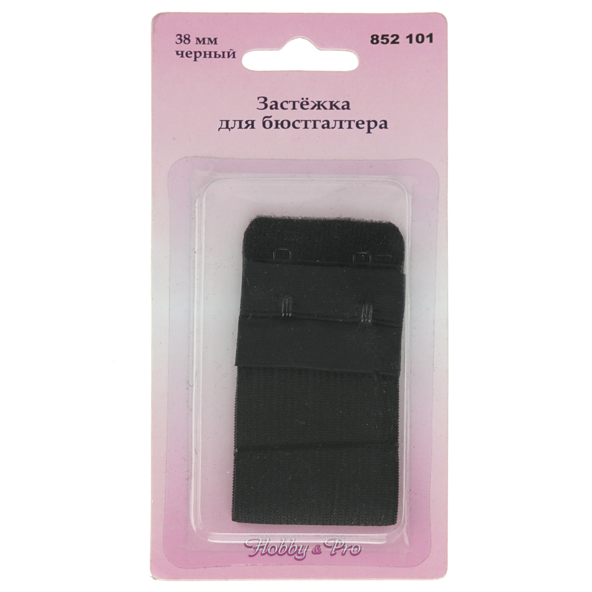 Застежка для бюстгальтера Hobby & Pro, цвет: черный, ширина 3,8 см7700512 Застежка для бюстгальтера Hobby & Pro, цвет: черный, ширина 3,8 см7700512Застежка для бюстгальтера Hobby & Pro изготовлена из эластичного тянущегося текстиля. Изделие оснащено двумя металлическими крючками и предназначено для изготовления или ремонта бюстгальтеров. Застежка с защитой для кожи удобна при носке и не заметна под одеждой.