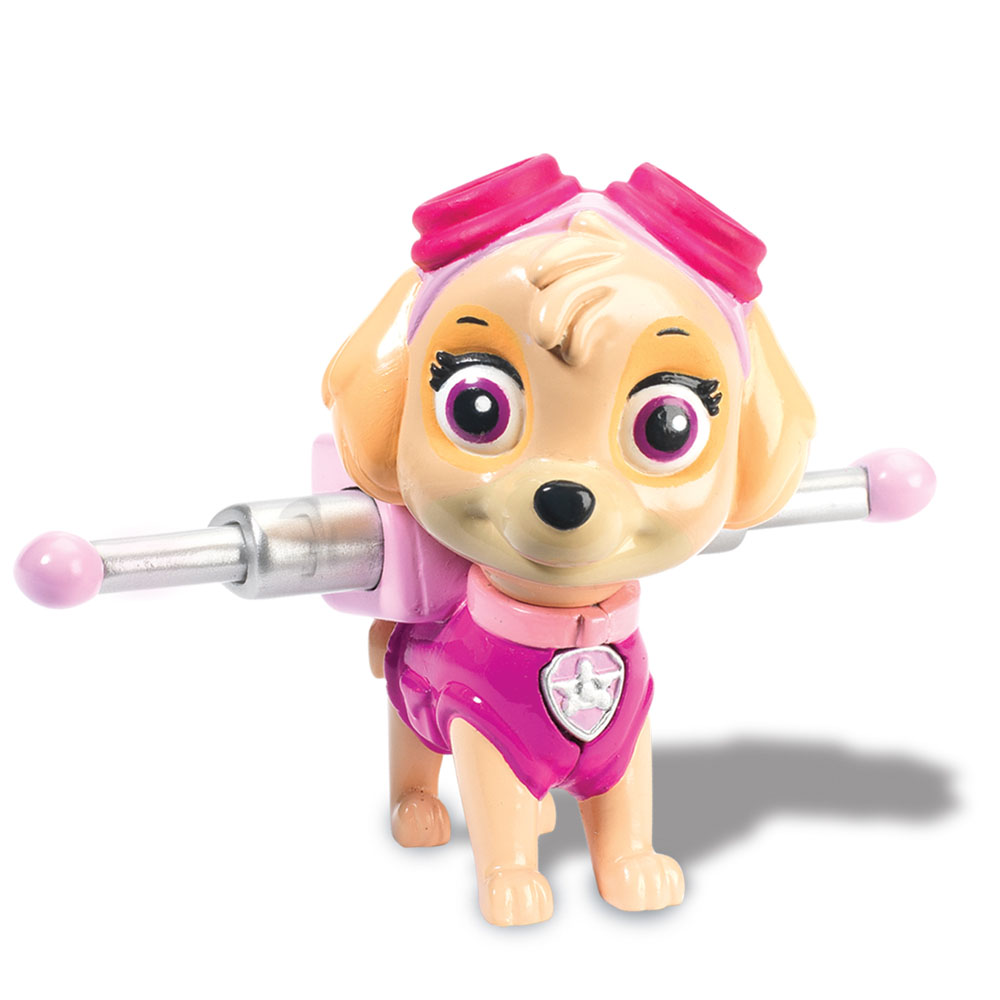 Paw Patrol Фигурка Skye с рюкзаком-трансформером 1660016600 Skye Paw Patrol Фигурка Skye с рюкзаком-трансформером 1660016600 SkyeФигурка Paw Patrol Skye с рюкзаком-трансформером станет отличным подарком для маленьких поклонников мультсериала Щенячий патруль. Фигурка выполнена из прочного высококачественного пластика. Голова фигурки вращается. При нажатии на кнопку, расположенную на груди, из рюкзака выдвигаются самолетные крылья. В комплекте с игрушкой идет значок с символом героя. Он крепится на футболку или кофту малыша с помощью зажима. Ваш малыш сможет часами играть с этой очаровательной фигуркой, разыгрывая сценки из мультфильма, или придумывая собственные истории.