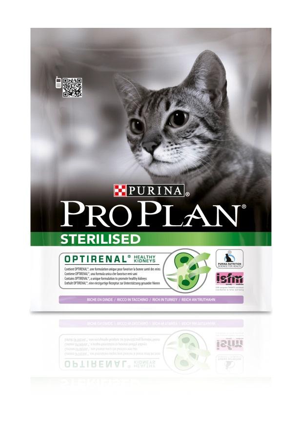 Корм сухой Pro Plan Sterilised для взрослых стерилизованных кошек и кастрированных котов, с индейкой, 400 г12171695 Корм сухой Pro Plan Sterilised для взрослых стерилизованных кошек и кастрированных котов, с индейкой, 400 г12171695Сухой корм Pro Plan Sterilised - это полноценный рацион для взрослых стерилизованных кошек и кастрированных котов. Он содержит особую разработанную с участием ученых комбинацию ингредиентов для поддержания здоровья вашего питомца в течение продолжительного времени. Корм с высококачественным белком и низким содержанием жира, сочетающий все необходимые питательные вещества, включая витамины А, С и Е, а также Омега-3 и Омега-6 жирные кислоты. Обеспечивает баланс pH мочи. Особенности сухого корма: поддерживает здоровье мочевыводящей системы стерилизованных кошек и кастрированных котов, предотвращая риск развития заболевания нижнего отдела мочевыводящих путей, помогает защищать зубы от образования налета и зубного камня, помогает поддерживать здоровый вес, содержит уникальную формулу для поддержания здоровья почек. Состав: индейка (20%), кукурузный глютен, рис, сухой белок птицы, кукуруза, концентрат горохового белка, пшеничный глютен,...