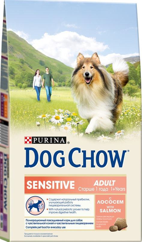 Корм сухой Dog Chow Sensitive для взрослых собак с чувствительным пищеварением, с лососем, 2,5 кг12233236 Корм сухой Dog Chow Sensitive для взрослых собак с чувствительным пищеварением, с лососем, 2,5 кг12233236Сухой корм Dog Chow Sensitive - 100% полнорационное сбалансированное питание, предназначенное для собак с чувствительной кожей и чувствительным пищеварением. Содержит натуральный пребиотик, улучшающий работу пищеварительной системы. Цикорий - источник натурального пребиотика, который, как показали исследования, способствует росту численности полезных кишечных бактерий и нормализации деятельности пищеварительной системы. Корм для собак с чувствительной кожей и чувствительным пищеварением содержит омега-3 жирные кислоты, которые поддерживают здоровье чувствительной кожи и шерсти, а также натуральный пребиотик, улучшающий работу пищеварительной системы, помогая вашему питомцу быть счастливым. Гранулы двух видов для гигиены полости рта. Специальная форма и текстура гранул способствует легкому пережевыванию и поддержанию здоровья полости рта. Наши диетологи и заводчики тщательно протестировали это сочетание гранул для гарантии того, что они...