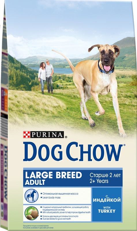 Корм сухой Dog Chow для взрослых собак крупных пород, с индейкой, 2,5 кг12233238 Корм сухой Dog Chow для взрослых собак крупных пород, с индейкой, 2,5 кг12233238Сухой корм Dog Chow - 100% полнорационный и сбалансированный корм для собак крупных пород от 2 лет, с индейкой. Содержит много мяса и помогает взрослым собакам крупных пород (с массой тела >25 кг) поддерживать оптимальную массу тела и сохранять высокую подвижность. Оптимальное соотношение белков и жиров помогает вашей собаке оставаться подтянутой и сохранять гармоничное телосложение. Незаменимые аминокислоты для поддержания функции жизненно важных органов, включая сердце. Специальные омега-3 жирные кислоты способствуют сохранению хорошей подвижности и благоприятно воздействуют на суставы. Корм содержит омега-6 жирную кислоту и цинк для поддержания естественной влаги и эластичности кожи. Содержит натуральный пребиотик, улучшающий работу пищеварительной системы. Цикорий - источник натурального пребиотика, который, как показали исследования, способствует росту численности полезных кишечных бактерий и нормализации деятельности...