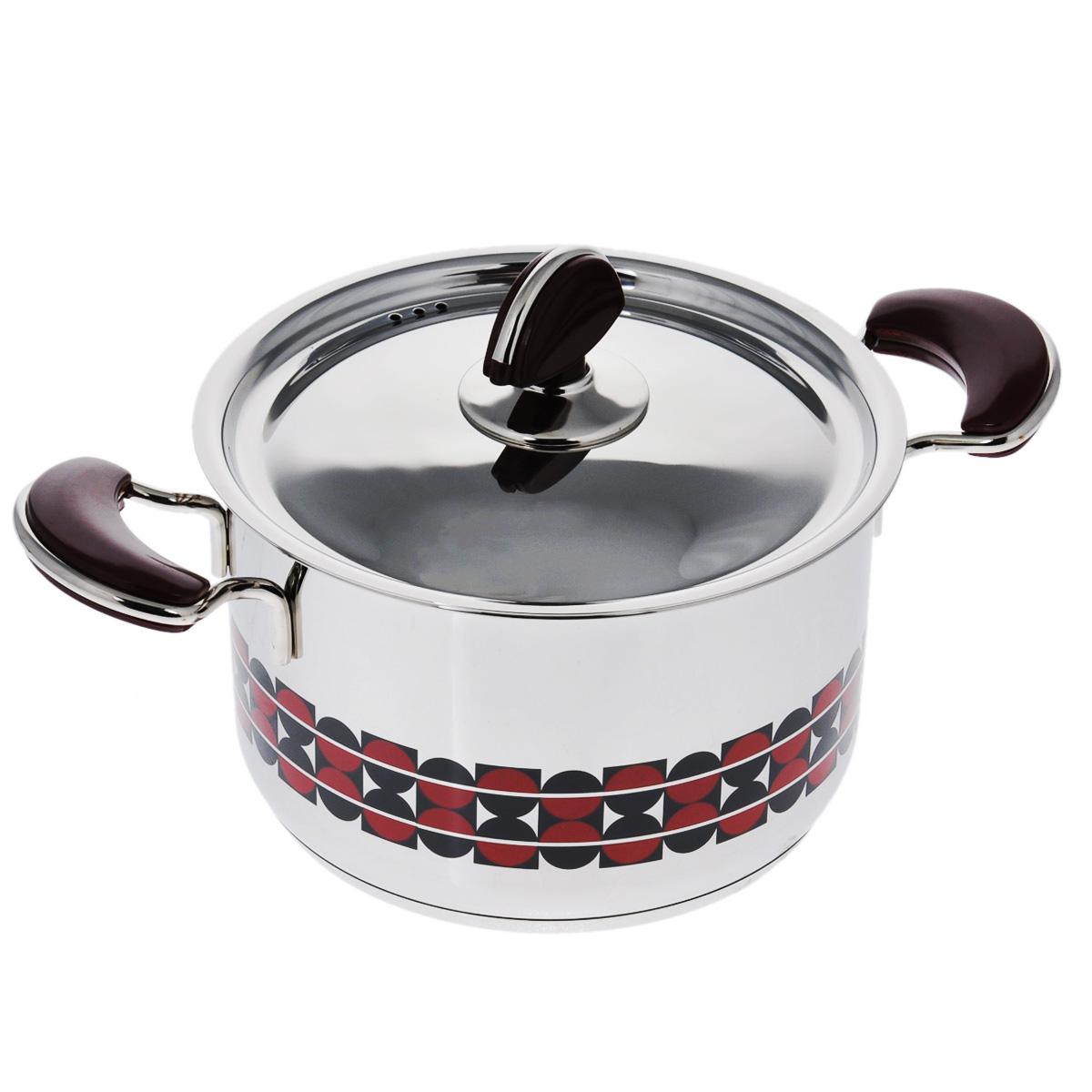 Кастрюля Kitchen-Art EX Pot с крышкой, 2,2 лZH3002 Кастрюля Kitchen-Art EX Pot с крышкой, 2,2 лZH3002Кастрюля Kitchen-Art EX Pot выполнена из высококачественной нержавеющей стали Премиум-ЛЮКС с зеркальной полировкой. Внешние стенки оформлены красивым геометричным рисунком в стиле Luxury. Дно изделия с трехслойным напылением, легкое, но очень прочное. Модный европейский дизайн, обтекаемые линии и формы. Для удобного использования ручки из нержавеющей стали оснащены бакелитовыми вставками бордового цвета. Крышка выполнена из нержавеющей стали со специальными отверстиями для выпуска пара. Подходит для всех типов плит, включая индукционные. Можно мыть в посудомоечной машине. Высота стенки: 12 см. Ширина (с учетом ручек): 31 см. Толщина стенки: 2 мм. Толщина дна: 4 мм. Диаметр дна: 16 см.