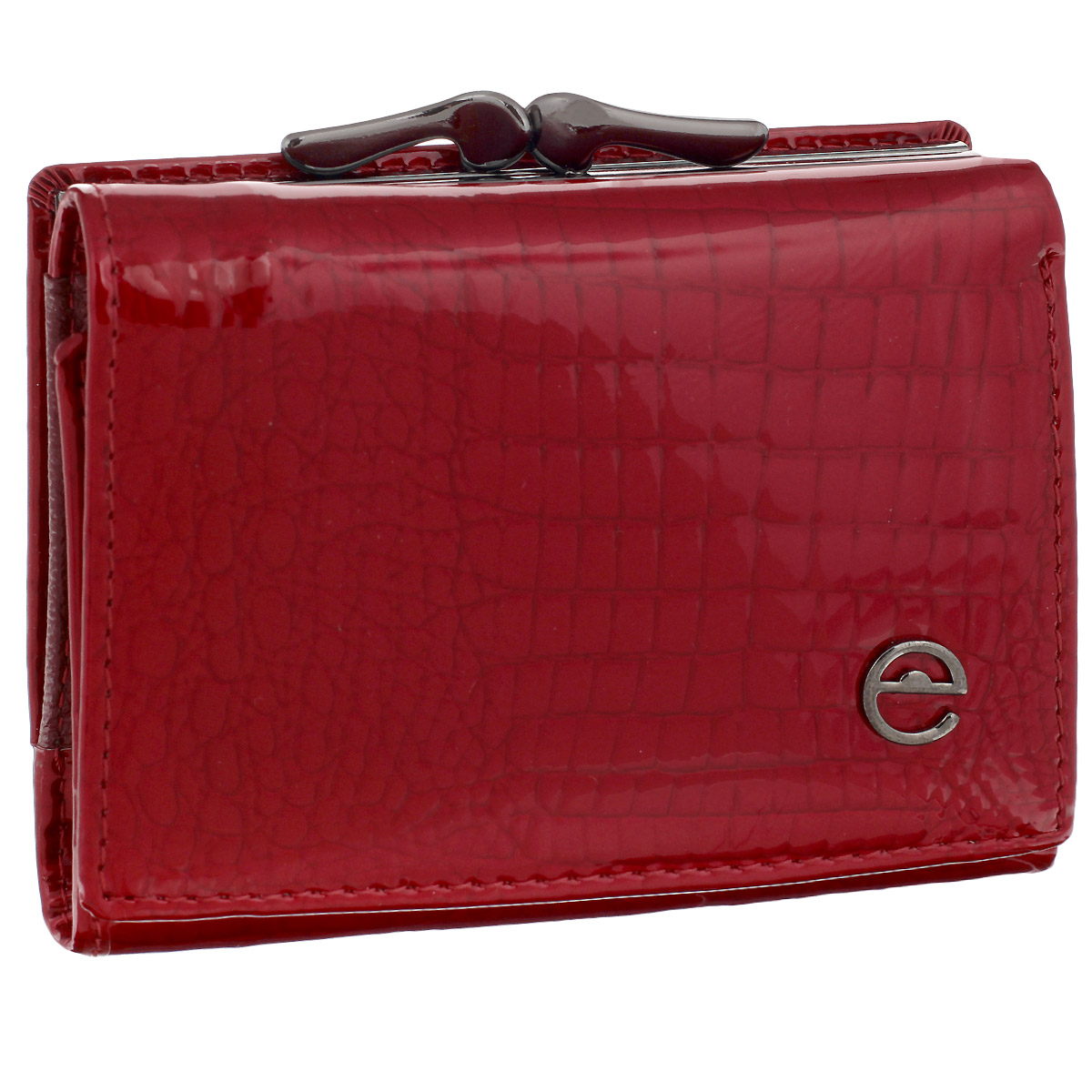 Кошелек женский Cheribags, цвет: красный. 02К-9286-1602К-9286-16 Кошелек женский Cheribags, цвет: красный. 02К-9286-1602К-9286-16Ультрамодный женский кошелек Cheribags изготовлен из лакированной кожи и декорирован тиснением под рептилию. Лицевая сторона оформлена металлической пластиной в виде логотипа бренда. Изделие закрывается клапаном на кнопку. Внутри - два отделения для купюр, врезной карман на застежке-молнии, отсек для мелочи на замке-кнопке, три боковых кармана и сетчатый карман. На обратной стороне кошелька расположено отделение, также предназначенное для мелочи, которое закрывается на замок-фермуар. Изделие упаковано в фирменную коробку. Изысканный кошелек займет достойное место в вашей коллекции аксессуаров.