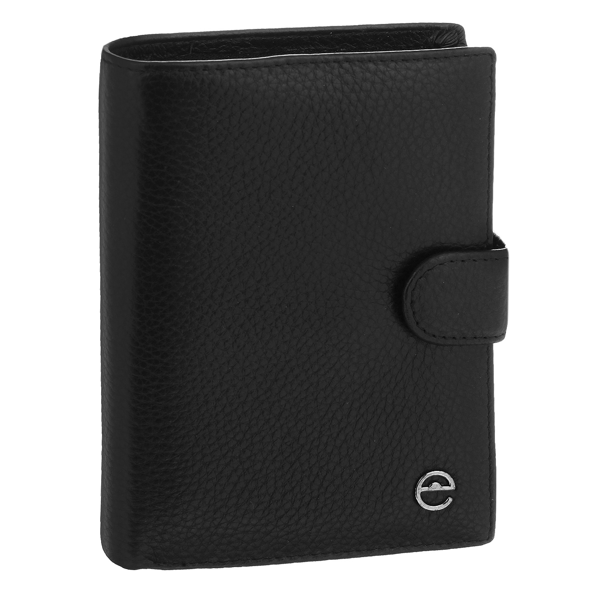 Кошелек женский Cheribags, цвет: черный. 01К-302-1001К-302-10 Кошелек женский Cheribags, цвет: черный. 01К-302-1001К-302-10Стильный женский кошелек Cheribags изготовлен из натуральной высококачественной кожи и декорирован тиснением. Лицевая сторона оформлена металлической пластиной в виде логотипа бренда. Изделие закрывается хлястиком на кнопку. Внутри - два отделения для купюр, врезной карман на застежке-молнии, отсек для мелочи на замке-кнопке, один боковой карман и четыре прорези для визиток и кредитных карт. Изюминкой модели является то, что часть отсеков кошелька закрыты хлястиком на кнопку: пять прорезей, два кармана с окошком из прозрачного пластика и съемный блок из шести файлов (один из которых формата А5). Изделие упаковано в фирменную коробку. Изысканный кошелек займет достойное место в вашей коллекции аксессуаров.