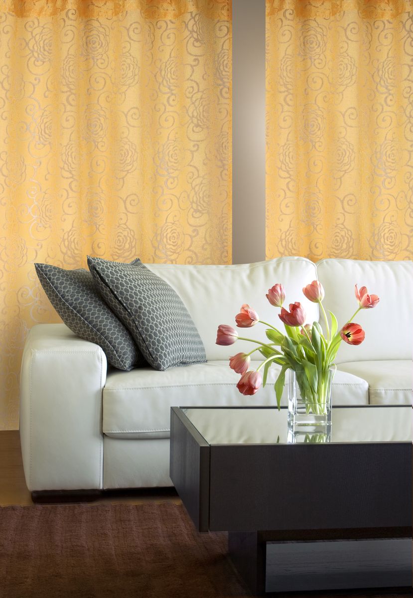 Штора Home Queen Цветы, на петлях, цвет: ванильный, высота 250 см61101 Штора Home Queen Цветы, на петлях, цвет: ванильный, высота 250 см61101Изящная штора Home Queen Цветы выполнена из 60% полиэстера и 40% вискозы. Штора с приятной фактурой и современным дизайном выполнена в оригинальной технике выжженных волокон burn out. Полупрозрачная ткань и стильный цветочный принт привлекут к себе внимание и органично впишутся в интерьер помещения. Такая штора идеально подходит для солнечных комнат. Мягко рассеивая прямые лучи, она хорошо пропускает дневной свет и защищает от посторонних глаз. Отличное решение для многослойного оформления окон. Эта штора будет долгое время радовать вас и вашу семью! Штора крепится на карниз при помощи петель.