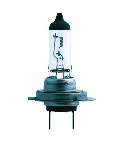 Лампа автомобильная галогенная Philips MasterDuty BlueVision, для грузовиков, цоколь H7 (PX26d), 24V, 70W13972MDBVB1 (бл.) Лампа автомобильная галогенная Philips MasterDuty BlueVision, для грузовиков, цоколь H7 (PX26d), 24V, 70W13972MDBVB1 (бл.)Галогенная лампа для автомобильных фар Philips MasterDuty BlueVision произведена из запатентованного кварцевого стекла с УФ фильтром Philips Quartz Glass. Кварцевое стекло Philips в отличие от обычного твердого стекла выдерживает гораздо большее давление смеси газов внутри колбы, что препятствует быстрому испарению вольфрама с нити накаливания. Кварцевое стекло выдерживает большой перепад температур, при попадании влаги на работающую лампу изделие не взрывается и продолжает работать. Лампы MasterDuty BlueVision обладают прочностью и вибростойкостью, а также создают эффект ксенонового света. Вибростойкость этих ламп в два раза выше, чем у обычных ламп. Мощный белый свет с голубым оттенком позволяет увеличить безопасность на дороге. Автомобильные галогенные лампы Philips удовлетворят все нужды автомобилистов: дальний свет, ближний свет, передние противотуманные фары, передние и боковые указатели поворота, задние указатели поворота, ...