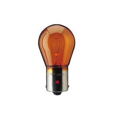 Лампа автомобильная галогенная сигнальная Philips Vision, цоколь BAU15s, 12V, 21W, 2 шт12496NAB2 (бл.) Лампа автомобильная галогенная сигнальная Philips Vision, цоколь BAU15s, 12V, 21W, 2 шт12496NAB2 (бл.)Автомобильная лампа Philips Vision изготовлена из запатентованного кварцевого стекла с УФ-фильтром Philips Quartz Glass. Кварцевое стекло в отличие от обычного стекла выдерживает гораздо большее давление и больший перепад температур. При попадании влаги на работающую лампу, лампа не взрывается и продолжает работать. Лампа Philips Vision производит на 30% больше света по сравнению со стандартной лампой, благодаря чему стоп-сигналы или указатели поворота будут заметны с большего расстояния. Применение лампы: - передний указатель поворота; - задний указатель поворота; - фонарь подсветки государственного регистрационного знака; - задний противотуманный фонарь; - габаритный фонарь/стояночный фонарь; - стоп-сигнал; - дневные ходовые огни; - задний фонарь. Лампа Philips Vision отличается высокой эффективностью, соответствуя всем современным требованиям.