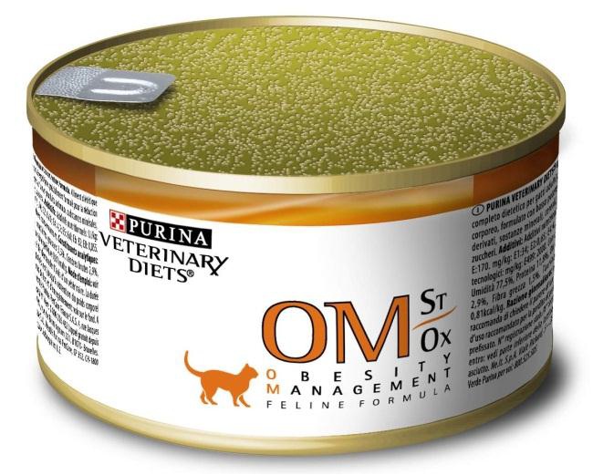 Консервы для кошек Purina Veterinary Diets "OM", при ожирении, 195 г Консервы для кошек Purina Veterinary Diets "OM", при ожирении, 195 г
