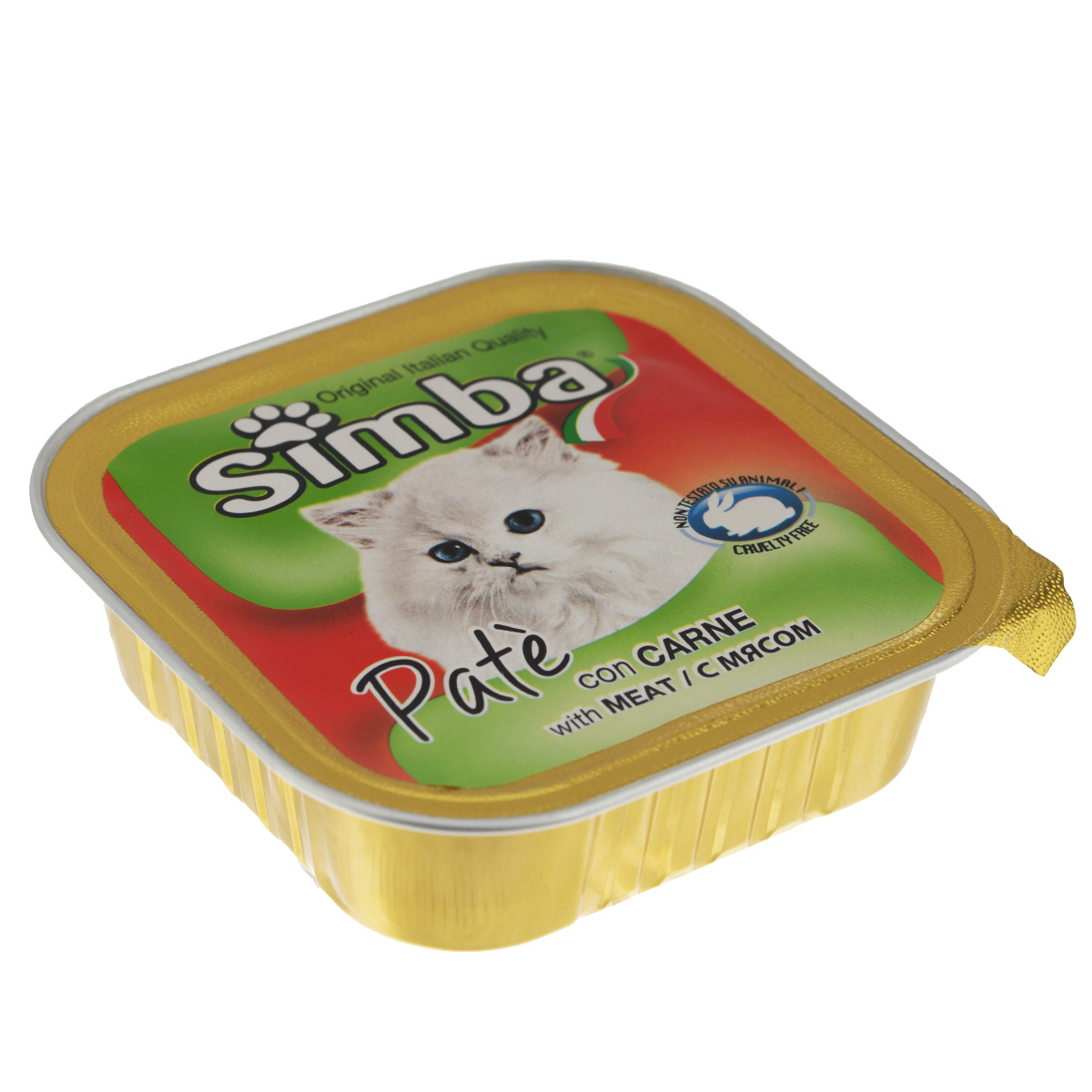 Консервы Monge Simba для взрослых кошек, паштет с мясом, 100 г70009218 Консервы Monge Simba для взрослых кошек, паштет с мясом, 100 г70009218Консервы Monge Simba - полнорационный корм для взрослых кошек. Без добавления консервантов и антиоксидантов. Экологически чистое производство гарантирует высочайшее качество и длительные сроки хранения консервов. Тщательный отбор сырья и содержащийся в нем полный набор витаминов и микроэлементов обеспечивает отличную усвояемость и отсутствие проблем с пищеварением у ваших любимых питомцев. Состав: мясо и мясные субпродукты (6%), каррагенин, минеральные вещества, натуральные красители и вкусовые добавки. Пищевая ценность: протеин 8,0%, жир 7,5%, зола 2,1%, клетчатка 0,4%, влажность 82%. Добавки на кг: витамин А: 1 200; витамин D3: 160; витамин Е: 5 мг/кг. Товар сертифицирован.
