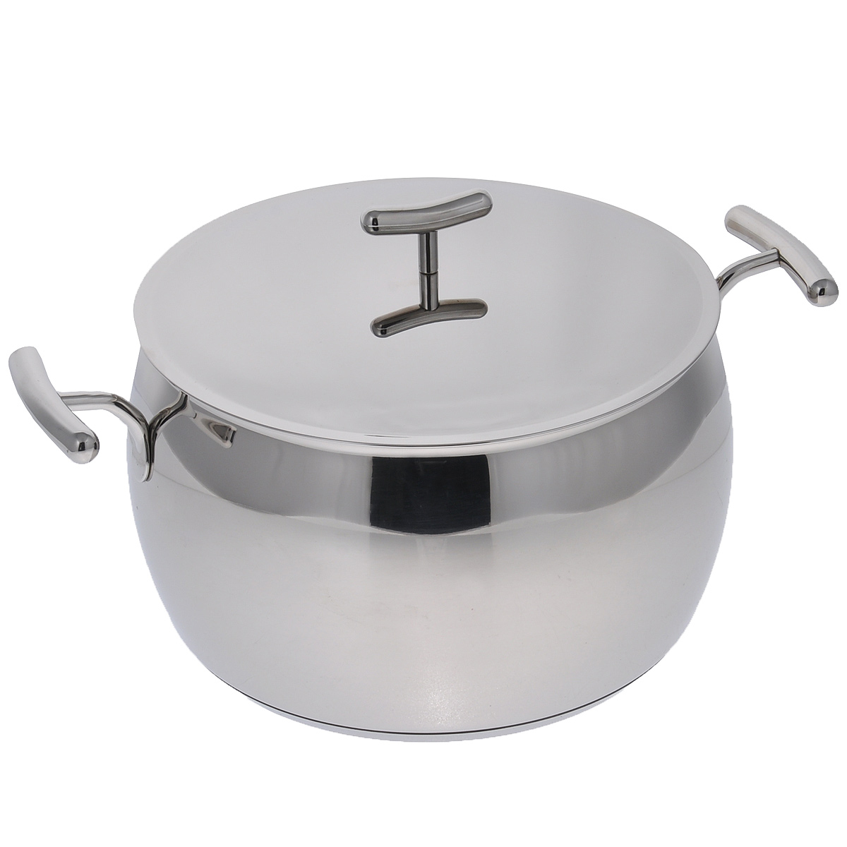Кастрюля Silampos Yumi с крышкой, 5,65 л636122AC6622 Кастрюля Silampos Yumi с крышкой, 5,65 л636122AC6622Кастрюля Silampos Yumi изготовлена из высококачественной нержавеющей стали с матовой внутренней и зеркальной внешней полировкой. Термическое дно Impact Disc Plus выдерживает температуры до двух раз превосходящие максимальную температуру, необходимую для приготовления пищи. Изделие оснащено прочными стальными ручками. Специальные изогнутые бортики посуды обеспечивают легкое и аккуратное выливание жидкости. Крышка, выполненная из нержавеющей стали, плотно прилегает к краю посуды. Кастрюлю можно использовать на всех типах плит, включая индукционные. Можно мыть в посудомоечной машине. Высота стенки: 14,5 см. Толщина стенки: 1 мм. Толщина дна: 5 мм. Ширина кастрюли с учетом ручек: 33 см.