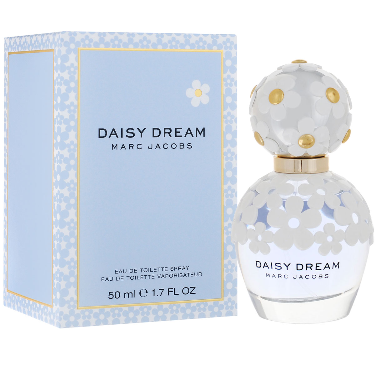 Marc Jacobs Туалетная вода Daisy Dream, женская, 50 мл58475335000 Marc Jacobs Туалетная вода Daisy Dream, женская, 50 мл58475335000Аромат Daisy Dream от Marc Jacobs - совместное детище двух парфюмеров Альберто Морилласа и Энн Готлиб и владельца бренда Марка Джейкобса. Летний, воздушный и утонченный женский аромат 2014 года, новая версия оригинала Daisy 2007 года. Daisy Dream от Marc Jacobs сделает теплые летние дни легкими, яркими, подобными в своем безыскусном очаровании цветам, украшающим флакончик с этим благоухающим чудом. Классификация аромата : фруктовый. Пирамида аромата : Верхние ноты: ежевика, грейпфрут, груша. Ноты сердца: жасмин, личи, голубая глициния. Ноты шлейфа: белое дерево, мускус, кокосовая вода. Ключевые слова Сочный, яркий, летний! Туалетная вода - один из самых популярных видов парфюмерной продукции. Туалетная вода содержит 4-10% парфюмерного экстракта. Главные достоинства данного типа продукции заключаются в доступной цене, разнообразии...