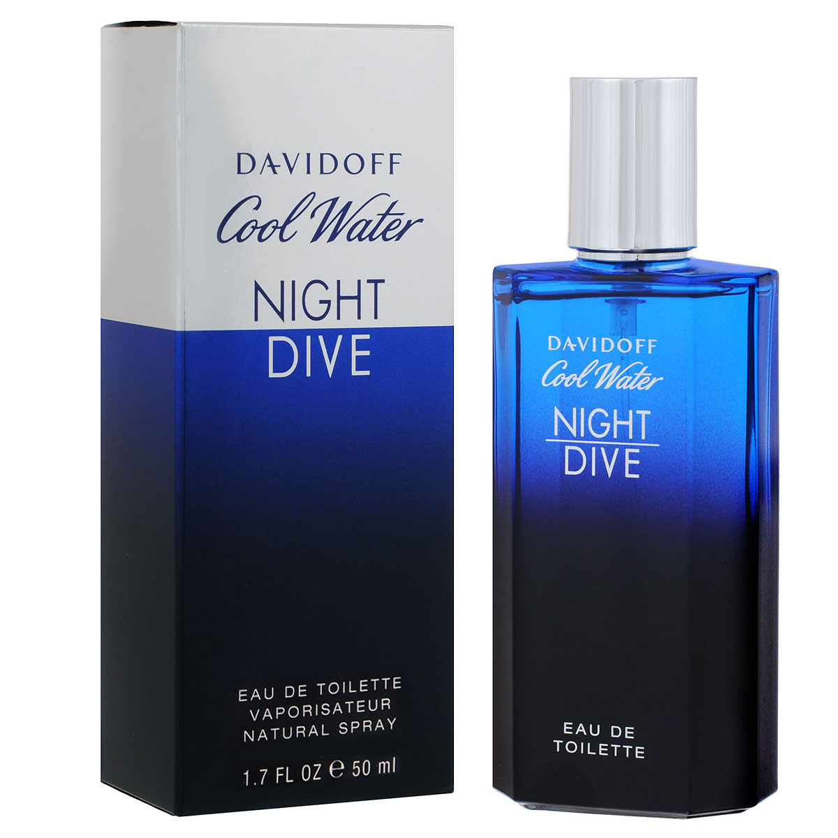 Davidoff Туалетная вода Cool Water Night Dive, мужская, 50 мл46535104000 Davidoff Туалетная вода Cool Water Night Dive, мужская, 50 мл46535104000Cool Water Night Dive открывается свежим всплеском чувственности – смесью прохладной мяты и сбрызнутых водой фруктов, тщательно подобранных для усиления звучания нот мастикового дерева. Яркая прелюдия медленно уступает место притягательным и современным восточным нотам кашемирового дерева. Его пряная мускусная интенсивность огранена пленительными благоухающими нотами янтаря, усиливающего древесный оттенок мастикового дерева. Верхняя нота: Зеленые бобы, мята. Средняя нота: Кашмеран, черного перца и табака. Шлейф: Ладан, янтарь, мускус. Ноты мастикового дерева - делают аромат Davidoff Cool Water Night Dive неповторимым. Дневной и вечерний аромат.