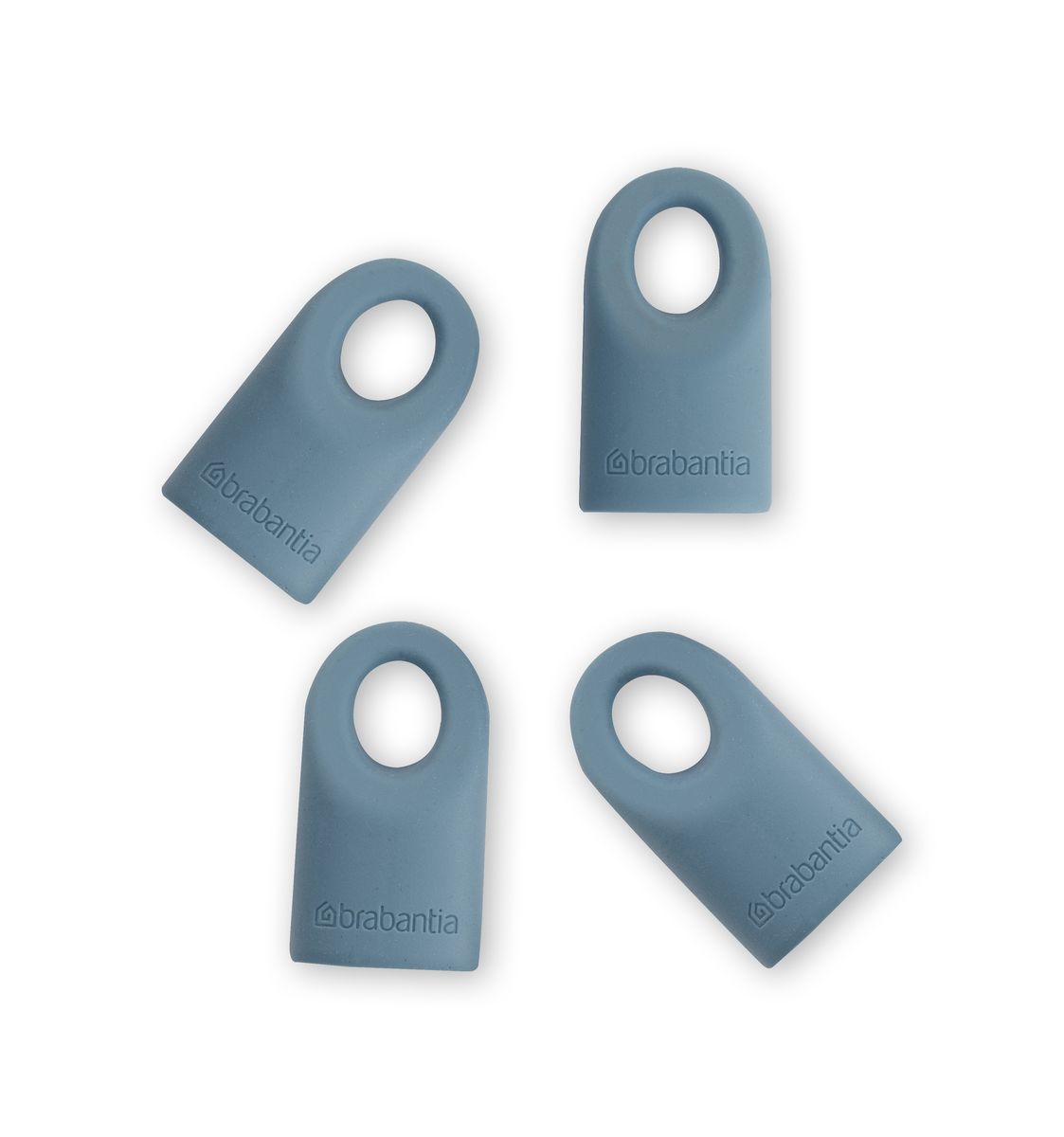 Силиконовые колпачки Brabantia Accent, цвет: голубой, 4 шт464027 Силиконовые колпачки Brabantia Accent, цвет: голубой, 4 шт464027Силиконовые колпачки Brabantia Accent предназначены для кухонных принадлежностей линии Accent. Просто наденьте колпачок на нужную кухонную принадлежность. Используя съемные колпачки разных цветов, вы можете создавать свой оригинальный стиль. Колпачки оснащены специальными отверстиями для крючков. Длина колпачка: 4 см.
