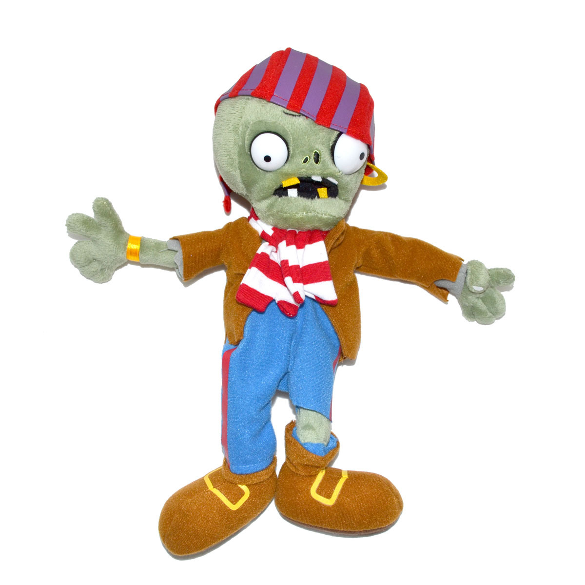 Мягкая игрушка Plants vs Zombies Зомби, 30 смZB30S1 Мягкая игрушка Plants vs Zombies Зомби, 30 смZB30S1Мягкая игрушка Plants vs Zombies Зомби выполнена в виде фигурки одного из главных персонажей популярной игры Plants vs Zombies (Растения против зомби). Игрушка изготовлена из нетоксичных, экологически чистых материалов, очень мягкая и чрезвычайно приятная на ощупь. После стирки не деформируется и не теряет внешний вид. Яркий и неповторимый плюшевый персонаж будет отлично смотреться в качестве веселого подарка не только поклонникам знаменитой игры, но и любителям всего интересного и необычного!