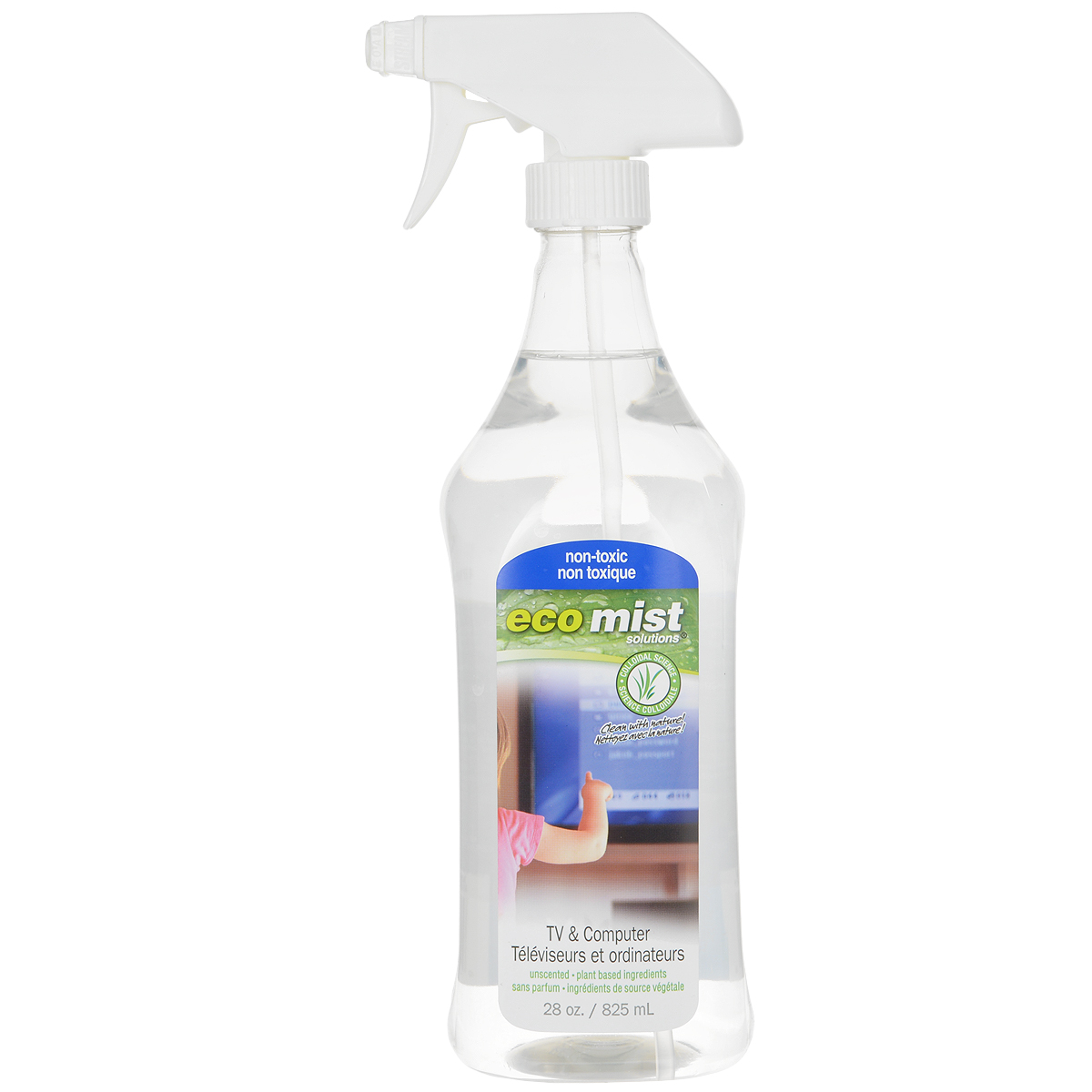 Средство для очистки ЖК-экранов и плазмы Eco Mist, 825 млEM825XXTVTR06EFL Средство для очистки ЖК-экранов и плазмы Eco Mist, 825 млEM825XXTVTR06EFLЭффективное средство Eco Mist специально разработано для чувствительных панелей плазменных, жидкокристаллических и других экранов телевизоров, компьютерных мониторов, клавиатур, динамиков, DVD-плееров и мобильных телефонов. Средство мгновенно проникает вглубь поверхности и удаляет пыль, грязь, жирные разводы и т.д. Придает блеск и идеальную чистоту поверхности. Без запаха. Не токсично. Состав: дехлорированная вода, сахарный тростник, обработанный экстракт кокоса, зерновые.