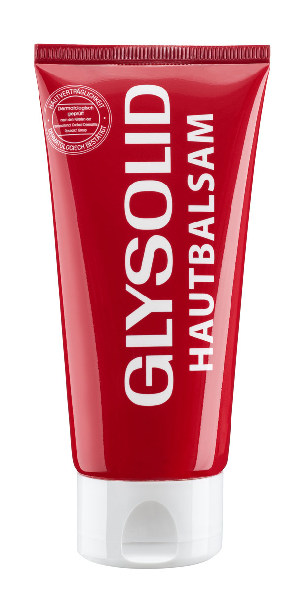 Glysolid Бальзам для кожи рук 75 мл50400006 Glysolid Бальзам для кожи рук 75 мл50400006Бальзам для кожи Glysolid - быстрая помощь для потрескавшейся и сухой кожи. Glysolid питает, заживляет раны, поддерживает регенерацию кожи, одновременно защищая ее. Без запаха. Гипоаллергенен. При регулярном применении быстро и надолго улучшит состояние Вашей кожи. Для всей семьи на каждый день. Подходит для детей с первых дней жизни и людям с заболеваниями кожного покрова. Без консервантов, красителей, парабенов, дерматологически протестирован.