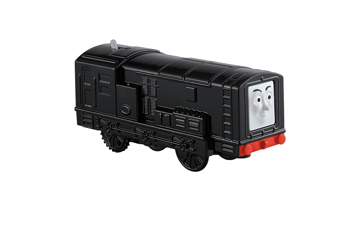 Thomas & Friends Паровозик ДизельCKW29_CKW31 Thomas & Friends Паровозик ДизельCKW29_CKW31Паровозик Thomas & Friends Дизель обязательно привлечет внимание вашего малыша и не позволит ему скучать. Он выполнен из прочного пластика с элементами металла в виде героя популярного мультсериала Томас и его друзья. Дизель - друг Томаса и большой проказник, однако к работе он относится серьезно и старается выполнять поручения. Порадуйте своего малыша такой замечательной игрушкой! Необходимо купить 2 батарейки типа ААА (не входят в комплект).