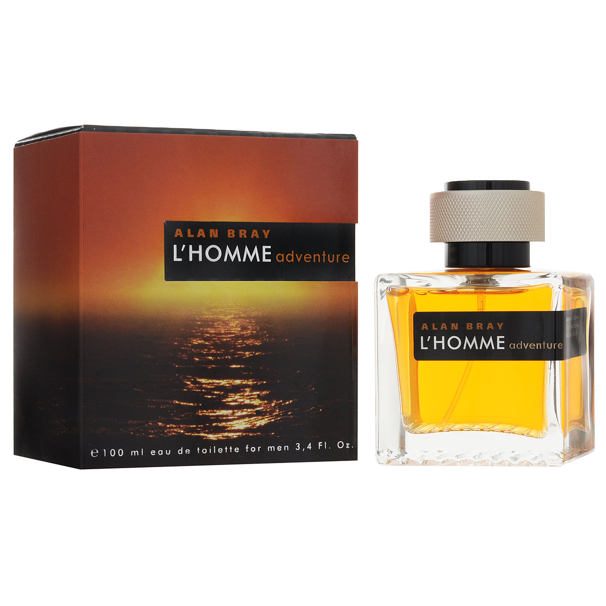 Alan Bray Туалетная вода LHomme Adventure, мужская, 100 мл2001010967 Alan Bray Туалетная вода LHomme Adventure, мужская, 100 мл2001010967Элегантный мужской аромат LHomme Adventure от Alan Bray. Классификация аромата : ориентальный. Пирамида аромата : Верхние ноты: бергамот, яблоко, герань. Ноты сердца: ветивер, сандал, кедр. Ноты шлейфа: гвоздика, корица, дубовый мох, мускус. Ключевые слова Интригующий, теплый, элегантный! Туалетная вода - один из самых популярных видов парфюмерной продукции. Туалетная вода содержит 4-10% парфюмерного экстракта. Главные достоинства данного типа продукции заключаются в доступной цене, разнообразии форматов (как правило, 30, 50, 75, 100 мл), удобстве использования (чаще всего - спрей). Идеальна для дневного использования. Товар сертифицирован.