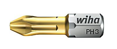 Биты TiN Torsion 7011SB PH3x25, 2 шт Wiha 0784607846 Биты TiN Torsion 7011SB PH3x25, 2 шт Wiha 0784607846Вязкотвердый бит TiN Torsion с очень твердым покрытием из нитрида титана, увеличивающее износостойкость бита. Бит TiN Torsion объединяет в себе преимущества битов Wiha HOT и ZOT Размер: PH3;