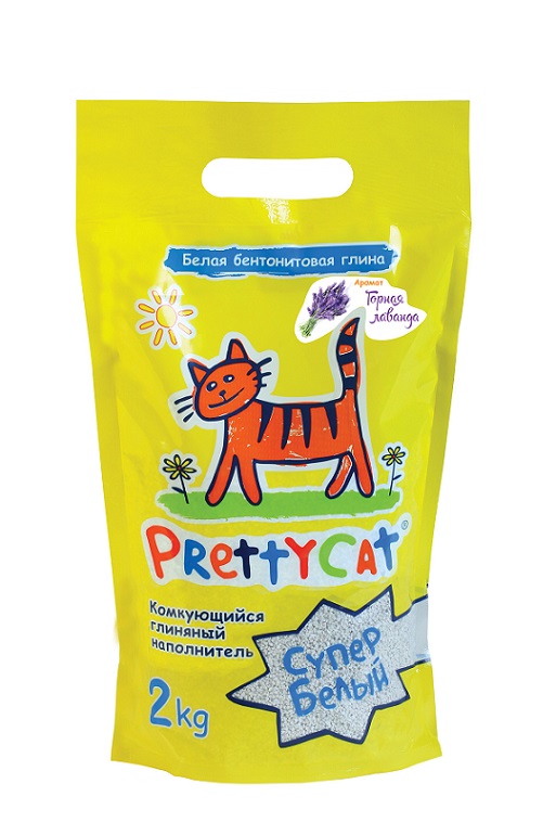 Наполнитель для кошачьих туалетов PrettyCat Супер белый, комкующийся, с ароматом лаванды, 2 кг620406 Наполнитель для кошачьих туалетов PrettyCat Супер белый, комкующийся, с ароматом лаванды, 2 кг620406Наполнитель для кошачьих туалетов PrettyCat Супер белый - это 100% натуральный комкующийся наполнитель. Изготовлен из белой бентонитовой глины, обладает приятным ароматом горной лаванды. Впитывает до 400% влаги, прекрасно комкуется в идеально ровные шарики. Уничтожает запахи и обеспечивает двойное обеспыливание. Материал: белая бентонитовая глина. Вес: 2 кг. Диаметр гранул: 0,6 - 1,7 мм.