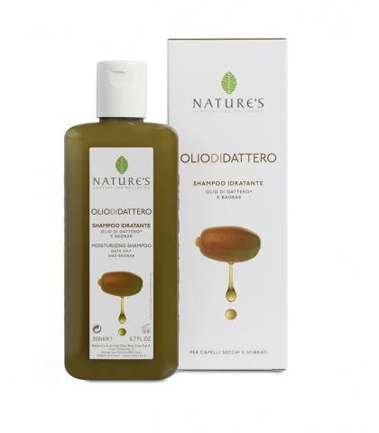 Natures Шампунь увлажняющий Oliodidattero, для сухих и поврежденных волос, 200 мл60210902 Natures Шампунь увлажняющий Oliodidattero, для сухих и поврежденных волос, 200 мл60210902Использование шампуня превращает мытье головы в ритуал красоты, мгновенно увлажняя сухие, безжизненные волосы, возвращая им мягкость, наполняя силой от корней до самых кончиков. Специальная формула содержит питательный комплекс растительного происхождения на основе масла семян Финика, произрастающего в ограниченном регионе равнины Сахел и экстракта Баобаба. Обладает великолепными реструктуризирующими свойствами, питает, укрепляет волокно волоса, оживляет и наполняет силой поврежденные волосы, делает их блестящими и шелковистыми, предупреждает иссечение кончиков.