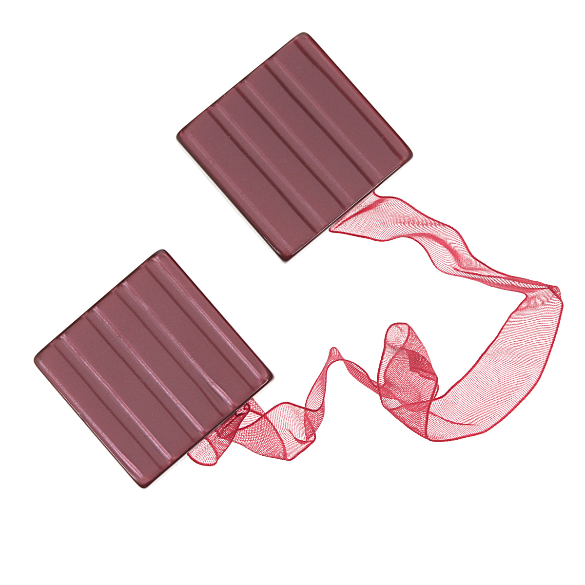 Клипса-магнит для штор "Calamita Fiore", цвет: темно-розовый. 7704024_632