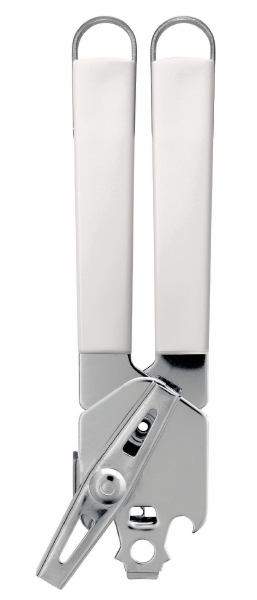 Открывалка для консервов Brabantia. 400643400643 Открывалка для консервов Brabantia. 400643400643Прочная и долговечная открывалка для консервов Brabantia изготовлена из нержавеющей стали и пластика. Открывает все стандартные банки, не оставляя зазубренные края на металле. Открывалка для консервов Brabantia имеет на конце ручек небольшие отверстия, за которые открывалку можно подвесить в любом удобном для вас месте. Можно мыть в посудомоечной машине.