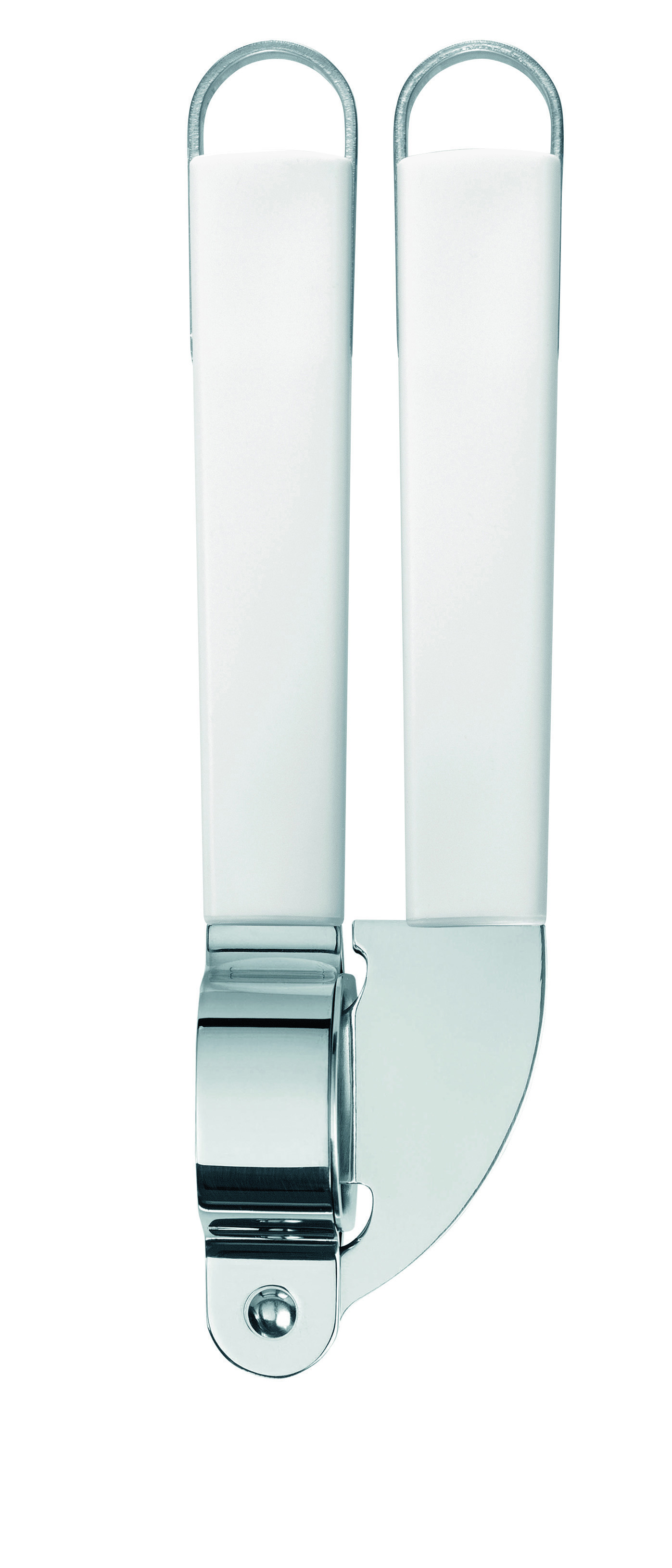 Пресс для чеснока Brabantia. 400667400667 Пресс для чеснока Brabantia. 400667400667Пресс Brabantia, изготовленный из качественной стали, поможет вам без особых усилий измельчить дольки чеснока без остатка. Ручки изделия выполнены из белого пластика и оснащены небольшими петельками, за которые пресс можно подвесить в любом удобном для вас месте. Практичный и удобный пресс для чеснока Brabantia займет достойное место среди аксессуаров на вашей кухне. Характеристики: Материал: пластик, сталь. Размер пресса для чеснока: 19 см х 4,5 см х 2,5 см. Артикул: 400667. Гарантия производителя: 5 лет.