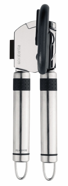Открывалка для консервов Brabantia. 215100215100 Открывалка для консервов Brabantia. 215100215100Прочная и долговечная открывалка для консервов Brabantia изготовлена из нержавеющей стали и пластика. Открывает все стандартные банки, не оставляя зазубренные края на металле. Открывалка для консервов Brabantia имеет на конце ручек небольшие отверстия, за которые открывалку можно подвесить в любом удобном для вас месте. Можно мыть в посудомоечной машине.