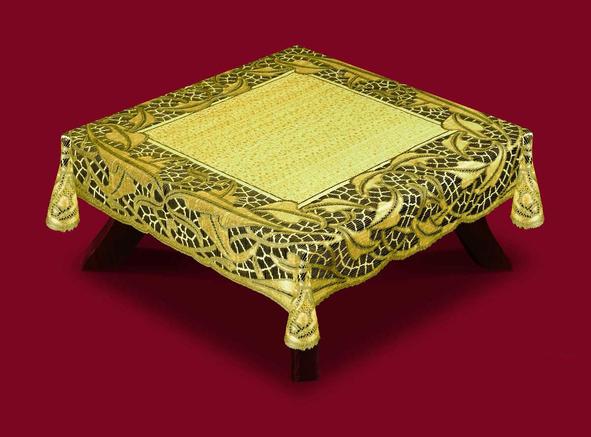Скатерть Haft, квадратная, цвет: оранжевый, оливковый, 100 x 100 см. 50912-10050912-100 олива Скатерть Haft, квадратная, цвет: оранжевый, оливковый, 100 x 100 см. 50912-10050912-100 оливаВеликолепная квадратная скатерть Haft, выполненная из полиэстера, органично впишется в интерьер любого помещения, а оригинальный дизайн удовлетворит даже самый изысканный вкус. Скатерть изготовлена из сетчатого материала с ажурным рисунком. Скатерть Haft создаст праздничное настроение и станет прекрасным дополнением интерьера гостиной, кухни или столовой.