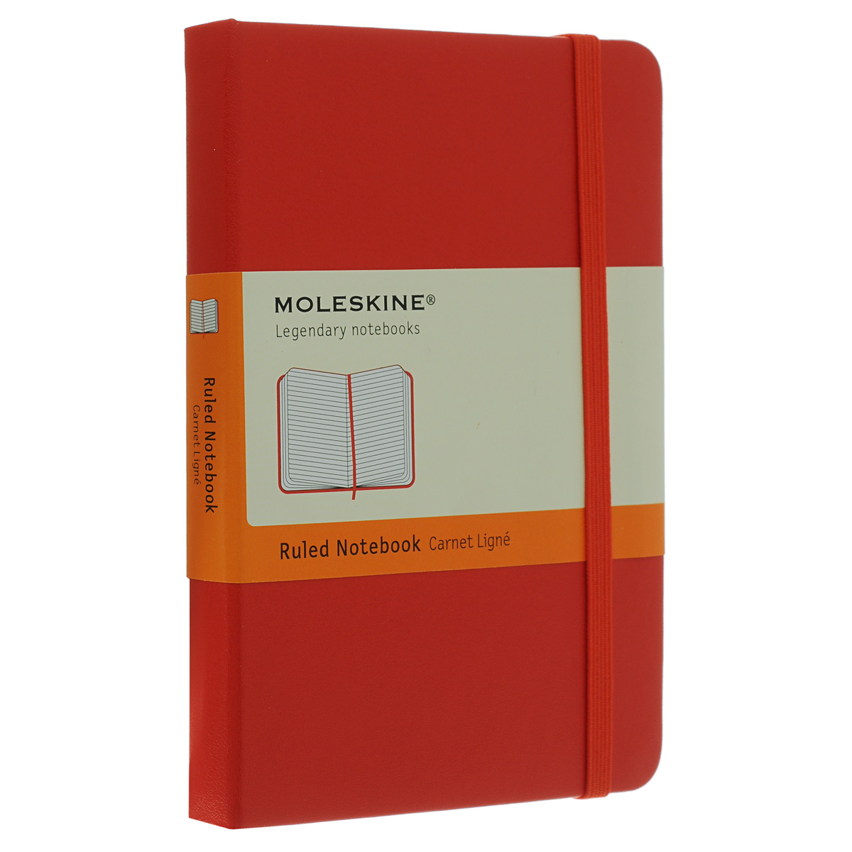 Блокнот Moleskine Moleskine Classic Moleskine Classic (в линейку) Pocket красный 9,5 см х 14 смЕЖ17612808 Блокнот Moleskine Moleskine Classic Moleskine Classic (в линейку) Pocket красный 9,5 см х 14 смЕЖ17612808Блокнот Moleskine Classic - прекрасный инструмент для записи мыслей и важных заметок. Содержит 192 страницы в линейку. Неповторимые черты блокнота Молескин: Удобная эластичная резинка-застежка; Прочная влагозащитная обложка; Прошитый нитками переплет; Практичные скругленные углы; Не желтеющие со временем страницы; Быстро впитывающая чернила бумага; Функциональная закладка ляссе; Вместительный внутренний кармашек на задней обложке.