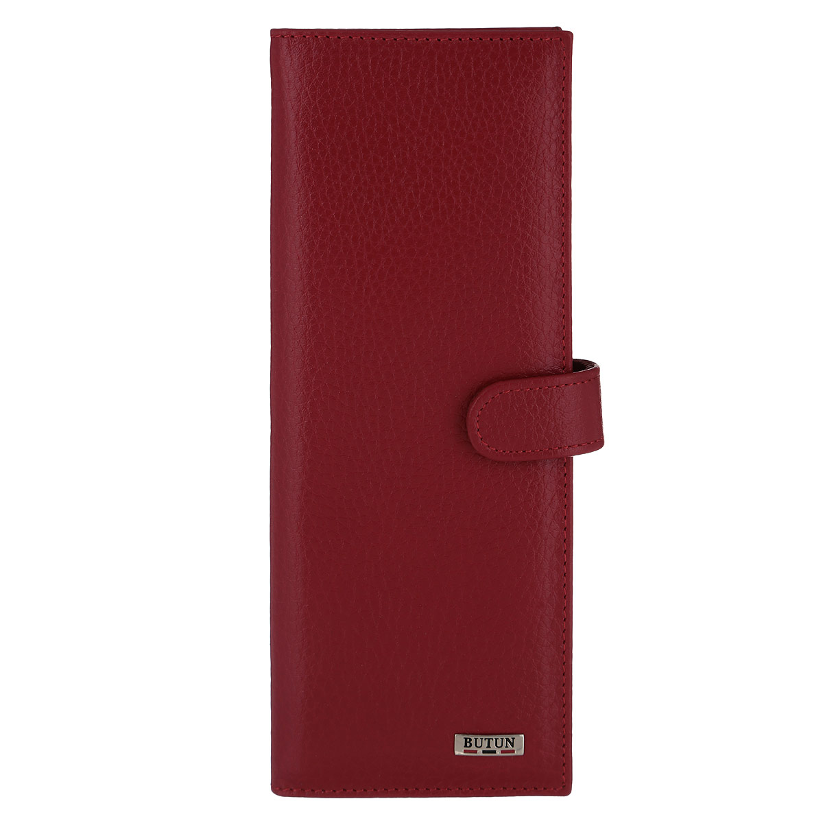 Футляр для визиток Butun, цвет: красный. 235-004 006235-004 006 Футляр для визиток Butun, цвет: красный. 235-004 006235-004 006Футляр для визиток Butun - это яркий и стильный аксессуар для бизнеса, необходимый каждому современному человеку. Он позволит хранить ваши визитки, дисконтные и банковские карты в одном месте, и надежно сбережет их от повреждений, пыли и влаги. Футляр выполнен из натуральной кожи с подкладкой из шелка. Футляр включает в себя 2 блока, состоящих из 20 прозрачных пластиковых кармашков для карт, всего - 40 кармашков. На внутренней стороне обложки расположены три открытых прозрачных кармана - 2 малых и 1 большой. Футляр закрывается на удобный хлястик с кнопкой. Футляр для визиток Butun станет великолепным подарком ценителю современных практичных вещей. Высокое качество исполнения и блестящий дизайн, сочетающий классический стиль с элегантным оформлением, сделают его отличным подарком для любого человека, ценящего свой комфорт. Изделие упаковано в фирменную коробку с логотипом фирмы Butun.