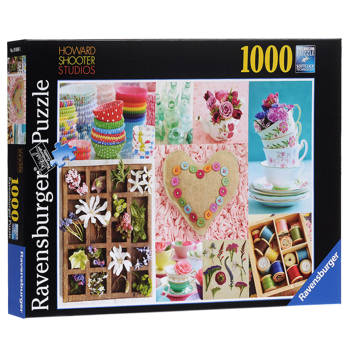 Ravensburger Женское хобби. Пазл, 1000 элементов19369 Ravensburger Женское хобби. Пазл, 1000 элементов19369Пазл Ravensburger Женское хобби, без сомнения, придется по душе вашему ребенку. Собрав этот пазл, включающий в себя 1000 элементов, вы получите великолепную картину. Каждая деталь имеет свою форму и подходит только на своё место. Нет двух одинаковых деталей! Пазл изготовлен из картона высочайшего качества. Все изображения аккуратно отсканированы и напечатаны на ламинированной бумаге. Пазлы - замечательная развивающая игра для детей. Собирание пазла развивает у ребенка мелкую моторику рук, тренирует наблюдательность, логическое мышление, знакомит с окружающим миром, с цветом и разнообразными формами, учит усидчивости и терпению, аккуратности и вниманию.