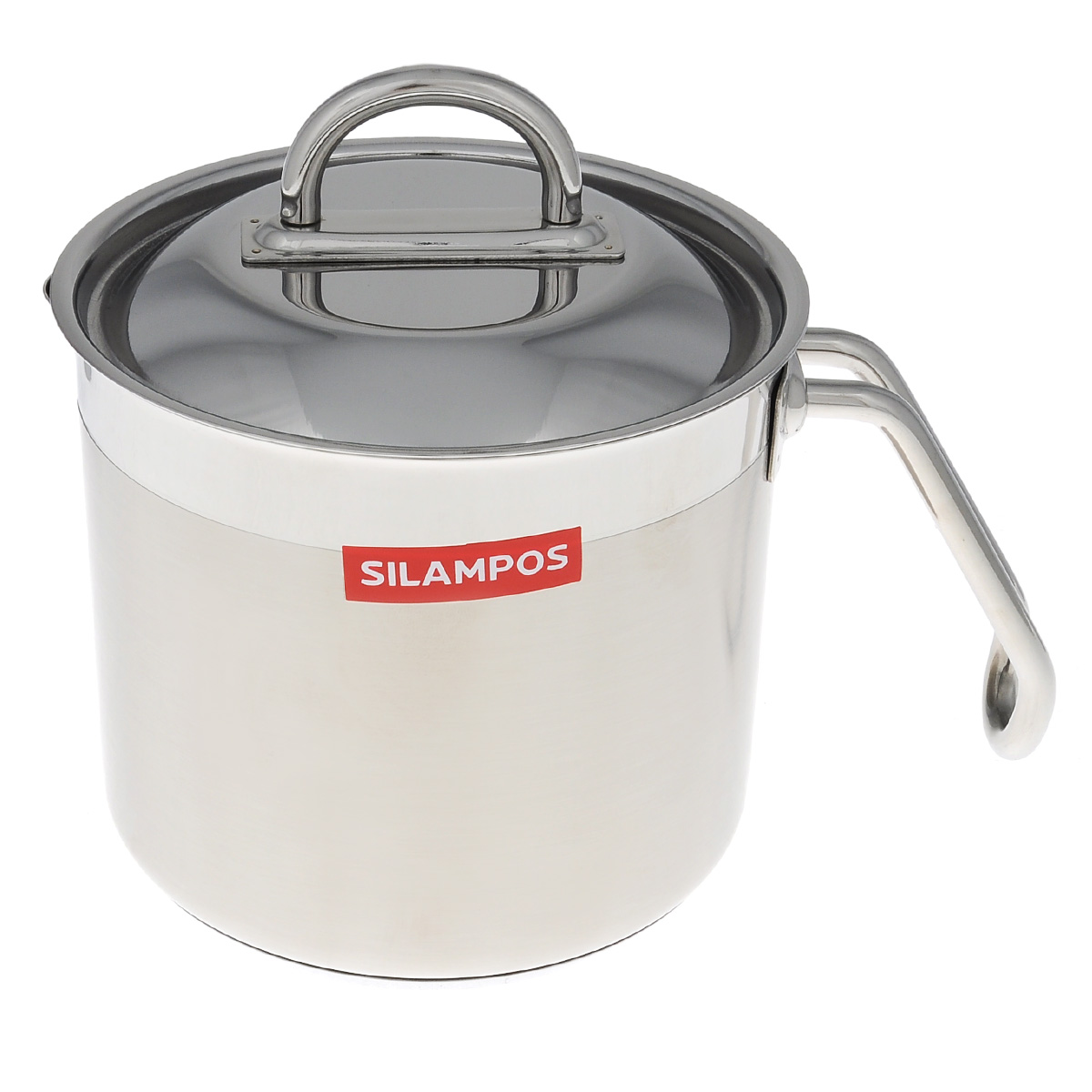 Молочник Silampos Nautilus с крышкой, 1,9 л632115592214 Молочник Silampos Nautilus с крышкой, 1,9 л632115592214Молочник Silampos Nautilus изготовлен из высококачественной нержавеющей стали с комбинированной матовой и зеркальной полировкой. Зеркальный ободок у кромки с внешней стороны придает посуде стильный внешний вид. Термическое дно Impact Disc Plus выдерживает температуры до двух раз превосходящую максимальную температуру, необходимую для приготовления пищи. Изделие оснащено прочной стальной ручкой. Специальный изогнутый носик посуды обеспечивает легкое и аккуратное выливание жидкости. Крышка, выполненная из нержавеющей стали, плотно прилегает к краю посуды. Молочник можно использовать на всех типах плит, включая индукционные. Можно мыть в посудомоечной машине. Посуда Silampos производится с использованием самых последних достижений в области производства изделий из нержавеющей стали. Алюминиевый диск инкапсулируется между дном кастрюли и защитной оболочкой из нержавеющей стали под давлением 1500 тонн. Этот высокотехнологичный процесс устраняет необходимость обычной...