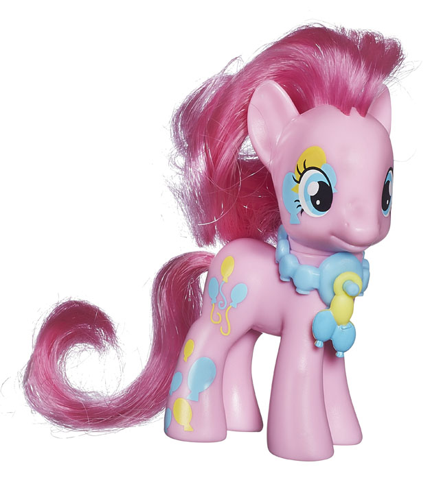 My Little Pony Фигурка Пони Пинки ПайB3599EU4_B1188 My Little Pony Фигурка Пони Пинки ПайB3599EU4_B1188My Little Pony Фигурка Пони Пинки Пай порадует любую девочку! Каждая малышка пони неповторима и отмечена уникальными символами находящимися у нее на боках! Отличительный знак появляется на пони, когда она понимает, что чем-то отличается от остальных. Знак отличия Пинки Пай - три воздушных шарика, она непременно понравится вашей малышке. Фигурка выполнена из безопасного пластика в виде симпатичной розовой пони с красивыми большими глазами. Девочке непременно понравится заплетать и расчесывать роскошную гриву и хвостик пони. Голова игрушки подвижна. Игры с такой игрушкой поспособствуют развитию у ребенка фантазии и любознательности, помогут овладеть навыками общения, воспитают чувство ответственности и заботы. Благодаря маленькому размеру фигурки ребенок сможет взять ее с собой на прогулку или в гости. Порадуйте свою малышку таким замечательным подарком!