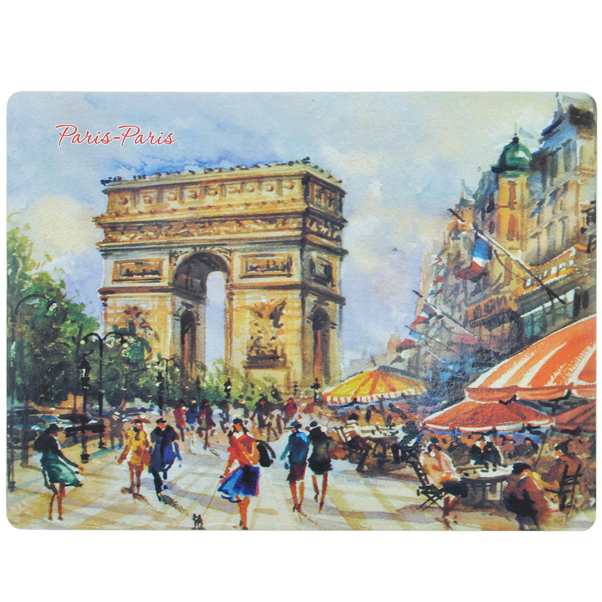 Подставка под горячее GiftnHome Триумфальная арка, 40 х 30 смPLM-B04-Paris Подставка под горячее GiftnHome Триумфальная арка, 40 х 30 смPLM-B04-ParisПодставка под горячее GiftnHome Триумфальная арка выполнена из пробки. Изделие, декорированное изображением Парижа, идеально впишется в интерьер современной кухни. Каждая хозяйка знает, что подставка под горячее - это незаменимый и очень полезный аксессуар на каждой кухне. Ваш стол будет не только украшен оригинальной подставкой с красивым рисунком, но и сбережен от воздействия высоких температур ваших кулинарных шедевров. Размер подставки: 40 см х 30 см.