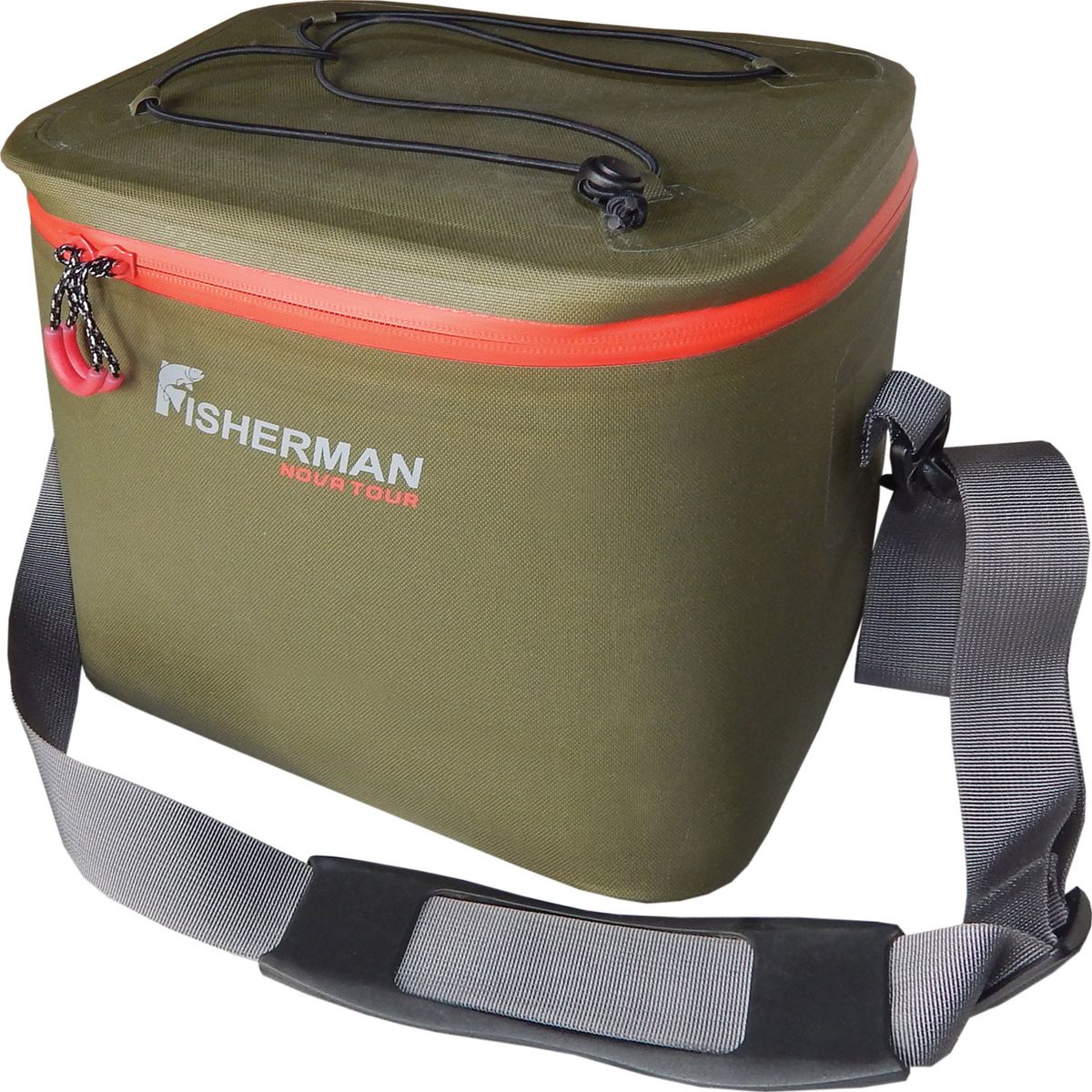 Сумка Fisherman Nova Tour Кейс PRO, цвет: хаки, 14 л95450-502-00 Сумка Fisherman Nova Tour Кейс PRO, цвет: хаки, 14 л95450-502-00Жесткий и влагозащищенный кейс Fisherman Nova Tour Кейс PRO предназначен для переноски и хранения рыболовных принадлежностей. Отлично подойдет для любителей рыбалки с лодки, когда нет времени контролировать, в каком состоянии находятся ваши дорогие снасти. В кейсе они под надежной защитой, будь то сильная волна, качка или дождь! Изделие оснащено одним вместительным отделением на застежке-молнии с двумя бегунками. Для удобной транспортировки предусмотрен длинный плечевой ремень.