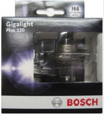 Лампа Bosch GIGALIGHT+120 H4 12V 60/55W (DP) 19873011061987301106 Лампа Bosch GIGALIGHT+120 H4 12V 60/55W (DP) 19873011061987301106ЛАМПА H4 12V 60/55W GIGALIGHT+120 (DP)