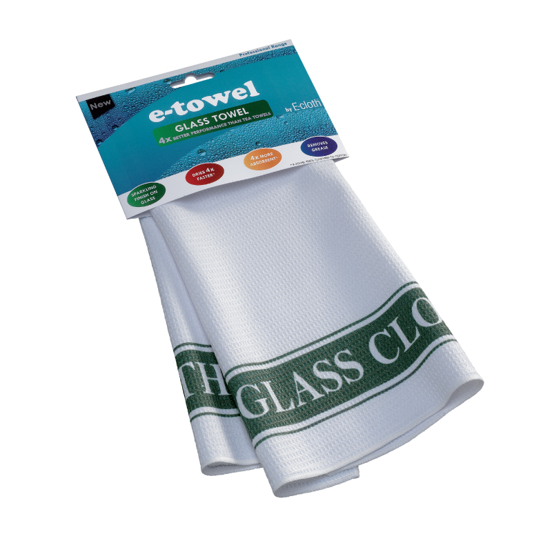 Полотенце барное E-cloth Glass Towel, цвет: белый, зеленый, 60 х 40 см20366 Полотенце барное E-cloth Glass Towel, цвет: белый, зеленый, 60 х 40 см20366Барное полотенце E-cloth Glass Towel, изготовленное из 100% полиэстера, декорировано надписью Glass Towel. Изделие выполнено в современном стиле и предназначено для протирания бокалов, столовых приборов и посуды. Полотенце обладает в 4 раза большей впитывающей способностью, чем обычные полотенца. Оно не оставляют разводов и отпечатков пальцев.