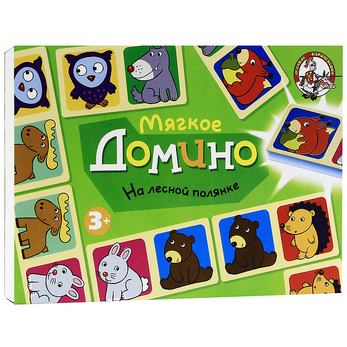 Домино Десятое королевство На лесной полянке01287 Домино Десятое королевство На лесной полянке01287Мягкое домино Десятое королевство На лесной полянке позволит вам и вашему малышу весело и с пользой провести время, ведь совместная игра - лучший способ узнать ребенка и научить его чему-нибудь новому. Комплект игры включает в себя 28 фишек из мягкого вспененного полимера с красочными изображениями забавных лесных жителей. Правила игры расположены на обратной стороне упаковки. В свой ход, каждый игрок должен добавить в цепочку из фишек одну их своих фишек так, чтобы изображение на ней подошло к изображению на конце цепи. Если в руках у игрока нет подходящей фишки - он берет дополнительные, до тех пор, пока не попадется нужная. Выигрывает тот, кто первым выложит все свои фишки. Также, красочные фишки можно использовать в качестве обучающего материала - на примере картинок вы сможете рассказать малышу об обитателях полей и лесов. Игра в домино не только подарит малышу множество веселых мгновений, но и поможет познакомиться с новыми словами, а также развить...