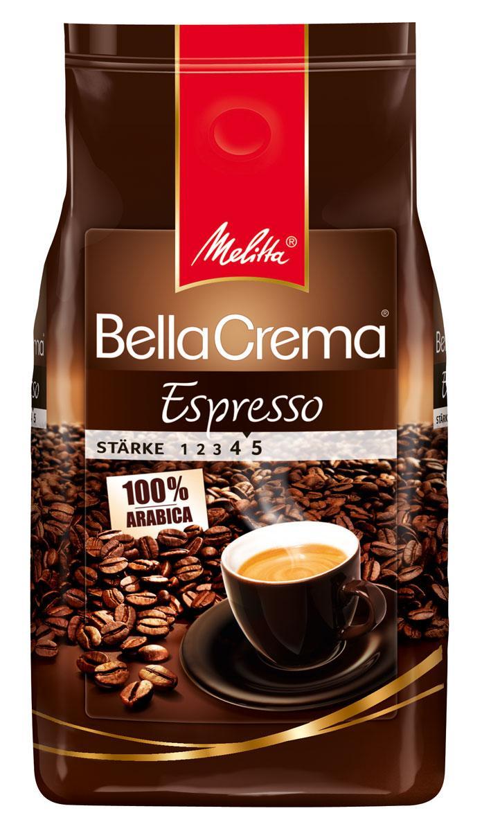 Melitta Bella Crema Espresso кофе в зернах, 1 кг01830 Melitta Bella Crema Espresso кофе в зернах, 1 кг01830Кофе натуральный, жареный, в зернах Melitta Bella Crema Espresso. Классический крепкий кофе для эспрессо. Высокая прожарка. Кофейная композиция была разработана специально для приготовления классического эспрессо с крепостью самого изысканного кофе. В аромате присутствует легкий перечный вкус. Предназначен для приготовления кофе в кофеварках и кофемашинах. Эспрессо из этого вида кофе удачно сочетается с шоколадом, корицей, ванилью.
