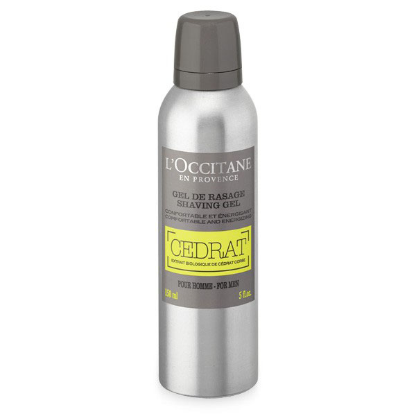 LOccitane Гель для бритья Cedrat 150 мл328996 LOccitane Гель для бритья Cedrat 150 мл328996При нанесении на влажную кожу этот лёгкий гель превращается в густую кремообразную пену, которая защищает кожу от порезов и обеспечивает гладкое, чистое бритье при любом типе щетины. Устраняет ощущение стянутости и раздражения, оставляя кожу мягкой, чистой и свежей.