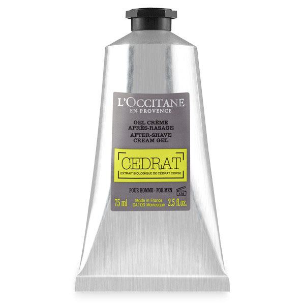 LOccitane Крем-гель после бритья Cedrat 75 мл329962 LOccitane Крем-гель после бритья Cedrat 75 мл329962Этот крем-гель с лёгкой кремообразной текстурой мгновенно впитывается, не оставляя жирной пленки. Он эффективно увлажняет и успокаивает кожу, делая её мягкой и придавая лёгкий бодрящий аромат цедрата.