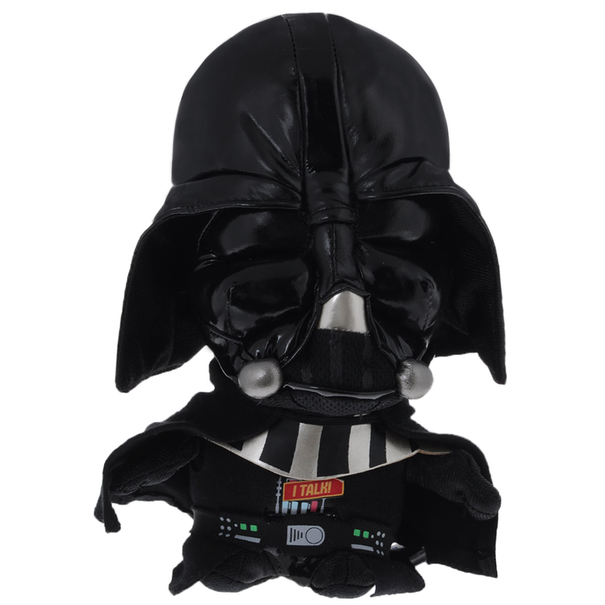 Мягкая озвученная игрушка Star Wars Дарт Вейдер, 19 см00227J Мягкая озвученная игрушка Star Wars Дарт Вейдер, 19 см00227JМягкая озвученная игрушка Star Wars Дарт Вейдер порадует любого поклонника знаменитой саги Звездные войны. Игрушка выполнена из высококачественного текстильного материала в виде Дарта Вейдера в его каноничном черном шлеме. При нажатии на животик игрушки, она произнесет знаменитые цитаты из кинофильма на английском языке, например Luke, I am your father, I find your lack of faith disturbing, или характерные для персонажа звуки дыхания. Дарт Вейдер - главный антагонист: хитрый и жестокий руководитель армии Галактической Империи, которая правит во всей Галактике. Вейдер выступает как ученик Императора Палпатина. Он использует тёмную сторону Силы, чтобы предотвратить распад Империи и уничтожить Повстанческий Альянс, который стремится восстановить Галактическую Республику. Оригинальная мягкая игрушка непременно поднимет настроение своему обладателю и станет замечательным подарком любому ребенку или взрослому, увлеченному вселенной Звездных войн. ...